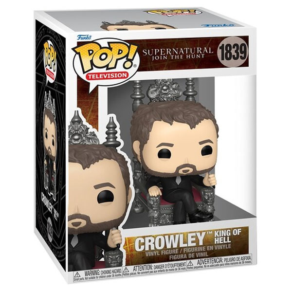 Funko POP #1839 Premium Supernatural Crowley King of Hell Figure